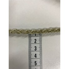 Ala Depo Simli Zincir Ip Dekoratif Gold Zincir Ip Çanta Askısı Süsleme Ipi (10 Metre) (6-7 Mm)