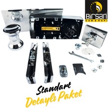 Birsan Cam Kapı Yer Hidroliği Seti Standart Paket