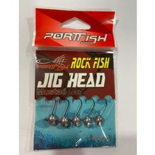 Portfish  Jig Head Mustad Iğneli 5li Pkt