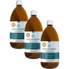 Active Silver Procolloidal Gümüş Suyu 100 Ppm 3'lü Set