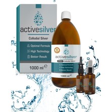 Active Silver Procolloidal Gümüş Suyu 50 Ppm 2'li Set