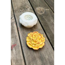 Rufus Concept Lotus Çiçek 5 Silikon Mum Kalıbı