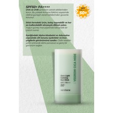 Verobene Vegrow Cica Mide Zero Light Calming Sun Stick Vegan Sakinleştirici Stick Güneş Kremi