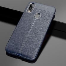 Tasopay Samsung Galaxy A10S Uyumlu Kılıf Deri Silikon Yüzey Darbe Korumalı Soft Yapı Case Cover Çiziklerden Kirden ve Darbeden Korumalı Kılıf