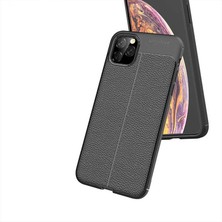 Tasopay Apple iPhone 11 Pro Max Uyumlu Kılıf Deri Silikon Yüzey Darbe Korumalı Soft Yapı Case Cover Çiziklerden Kirden ve Darbeden Korumalı Kılıf