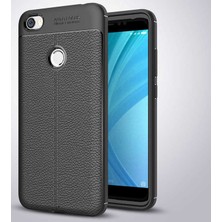 Tasopay Xiaomi Redmi Note 5A Uyumlu Kılıf Deri Silikon Yüzey Darbe Korumalı Soft Yapı Case Cover Çiziklerden Kirden ve Darbeden Korumalı Kılıf