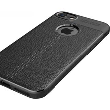 Tasopay Apple iPhone 7 Uyumlu Kılıf Deri Silikon Yüzey Darbe Korumalı Soft Yapı Case Cover Çiziklerden Kirden ve Darbeden Korumalı Kılıf