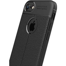 Tasopay Apple iPhone 7 Uyumlu Kılıf Deri Silikon Yüzey Darbe Korumalı Soft Yapı Case Cover Çiziklerden Kirden ve Darbeden Korumalı Kılıf