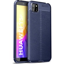 Tasopay Huawei Y5P Uyumlu Kılıf Deri Silikon Yüzey Darbe Korumalı Soft Yapı Case Cover Çiziklerden Kirden ve Darbeden Korumalı Kılıf