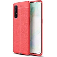 Tasopay Oppo Reno 3 Pro 5g Uyumlu Kılıf Deri Silikon Yüzey Darbe Korumalı Soft Yapı Case Cover Çiziklerden Kirden ve Darbeden Korumalı Kılıf