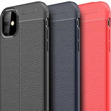 Tasopay Apple iPhone 11 Uyumlu Kılıf Deri Silikon Yüzey Darbe Korumalı Soft Yapı Case Cover Çiziklerden Kirden ve Darbeden Korumalı Kılıf