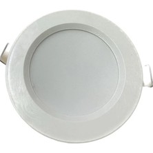 Mutech 10 Adet 6 Watt / 6W LED Spot Lamba Beyaz Kasa + Beyaz Işık 1 Yıl Garantili