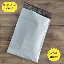 Colorpak Kargo Poşeti (22x30+5 cm) Cepli (250 Adet)