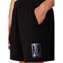 Armani Exchange Normal Siyah Erkek Sweat Şort 3dzsje Zjzdz 1200