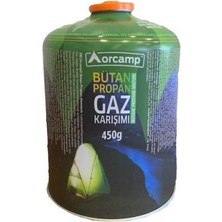 Gfc Life Store Büyük Tombul Bütan Propan Gaz Kartuş Kore Tipi Ocaklar Için 450GR