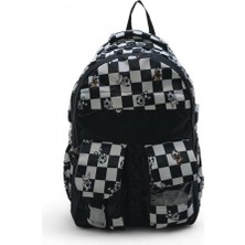 Baginn Damalı Desen Sırt Çantası Ilköğretim Okul Çantası