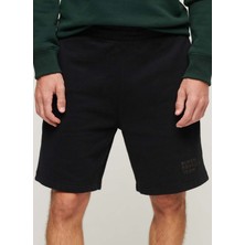 Superdry Rahat Siyah Erkek Şort M7110419A02A_LUXURY Sport Loose Sho