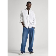 Pepe Jeans Slim Fit Beyaz Erkek Gömlek PM308523 800 Paytton