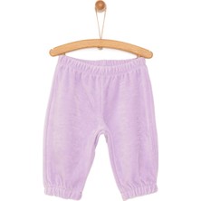 HelloBaby HelloBaby Basic Lastikli Kadife Eşofman Alt Kız Bebek