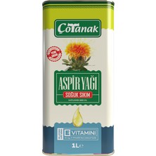 Çotanak Soğuk Sıkım Aspir Yağı 1 lt