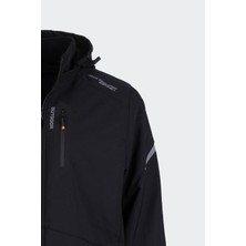 Jack Paul Jackpaul Erkek Mont Siyah Softshell 01