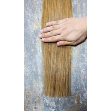 Halit Can HairKing 60cm Araton (Açık Kumral) Mikro Kaynak Saç - 200 Adet / 120g | Uzun Ve Dolgun Görünüm [100% GERÇEK İNSAN SAÇI]