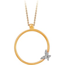 Sirius Pırlanta Kelebekli Pırlanta Kolye 0401P0070