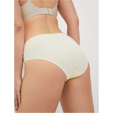 ALYA UNDERWEAR Kadın Pamuklu Renkli Bato / Hipster Slip Külot- Sarı, Mint, Lila, Mavi, Somon -5'li Paket