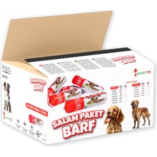 Barftr Mix Barf 20 kg 500 gr Salam Paket Tekli Ambalajlarda Köpek Maması