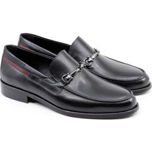Paul Branco Paul Branco Deri Loafer Siyah Klasik Erkek Ayakkabı 02105