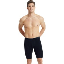 Tender Cotton Büyük Beden Uzun Paça Siyah Boxer C0T3N2O9