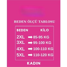 Pijamerry Kadın Büyük Beden Dantel Yaka Bambu Uzun Kol Pijama Takımı 5069 - 1 Adet