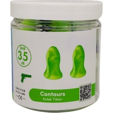 Lazish Moldex Contours Atış Kulak Tıkacı, Ce Onaylı, En 352-2, Snr 35 Db, 7 Çift