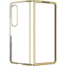 Newface Samsung Galaxy Z Fold 4 Kılıf Fold Element Kapak - Gold 13