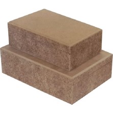 Altınyapı Hobi Market Düz Ikili Dikdörtgen Kutular Mdf Boyasız