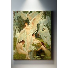 Suala Walter Crane - Kuğu Bakireleri Tablosu-2119