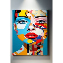 Suala Soyut Temalı, Pop Art Tablo-916