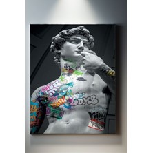 Suala Pop Art Davut Heykeli Tablo-1484