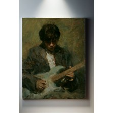 Suala Gitar Çalan Çocuk Tablosu-1828