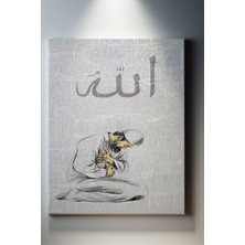Suala Islam Dini Motifli Tablo-1140