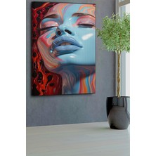Suala Modern Temalı Kadın Portre Tablo-1235