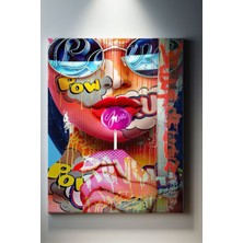 Suala Kadın Portre Temalı Pop Art Tablo-1189