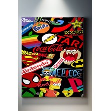 Suala Pop Art Temalı Dekoratif Tablo-1169