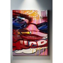Suala Pop Art Temalı, Kadın Portre Tablo-930