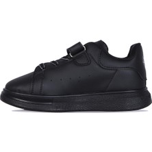 Skuaiter North Siyah Cırtlı Kız Çocuk Sneaker Spor Ayakkabı
