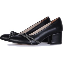 Crista Crista 24-012 Siyah Kadın 5Cmtopuklu Ayakkabı