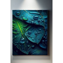 Suala Modern Temalı, Yaprak Damlaları Tablo-521