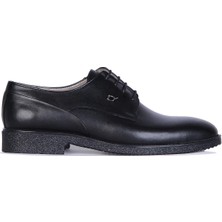 Tek Yıldız 1834 Siyah Kauçuk %100 Deri Erkek Klasik Ayakkabı