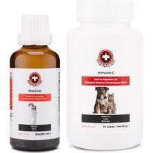 Pawnacare Kedi Köpek Set B Plus Damla & Immune C Tablet