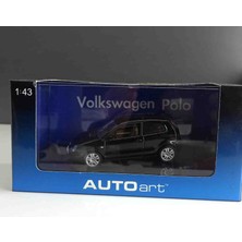 auto art 1:43 2001 Volkswagen Polo Black Unı